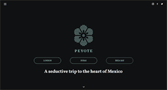 Desktop Screenshot of peyoterestaurant.com